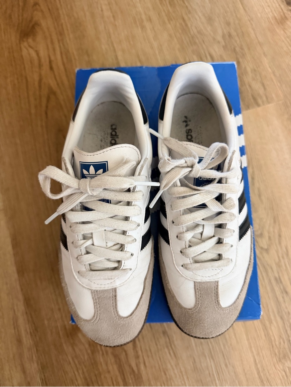 Adidas Samba Inspired White & Black Women’s Sneakers
